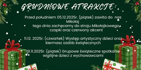 Atrakcje w miesiącu grudzień