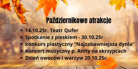 Atrakcje w miesiącu październik