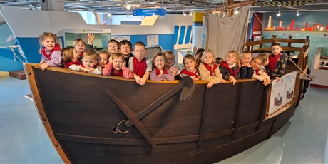 "Z MARYNARZEM MOTŁAWKIEM PO STATKU"- lekcja muzealna Motylków w Narodowym Muzeum Morskim.